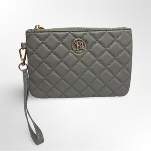 Badgley Mischka Quilted Clutch Wristlet